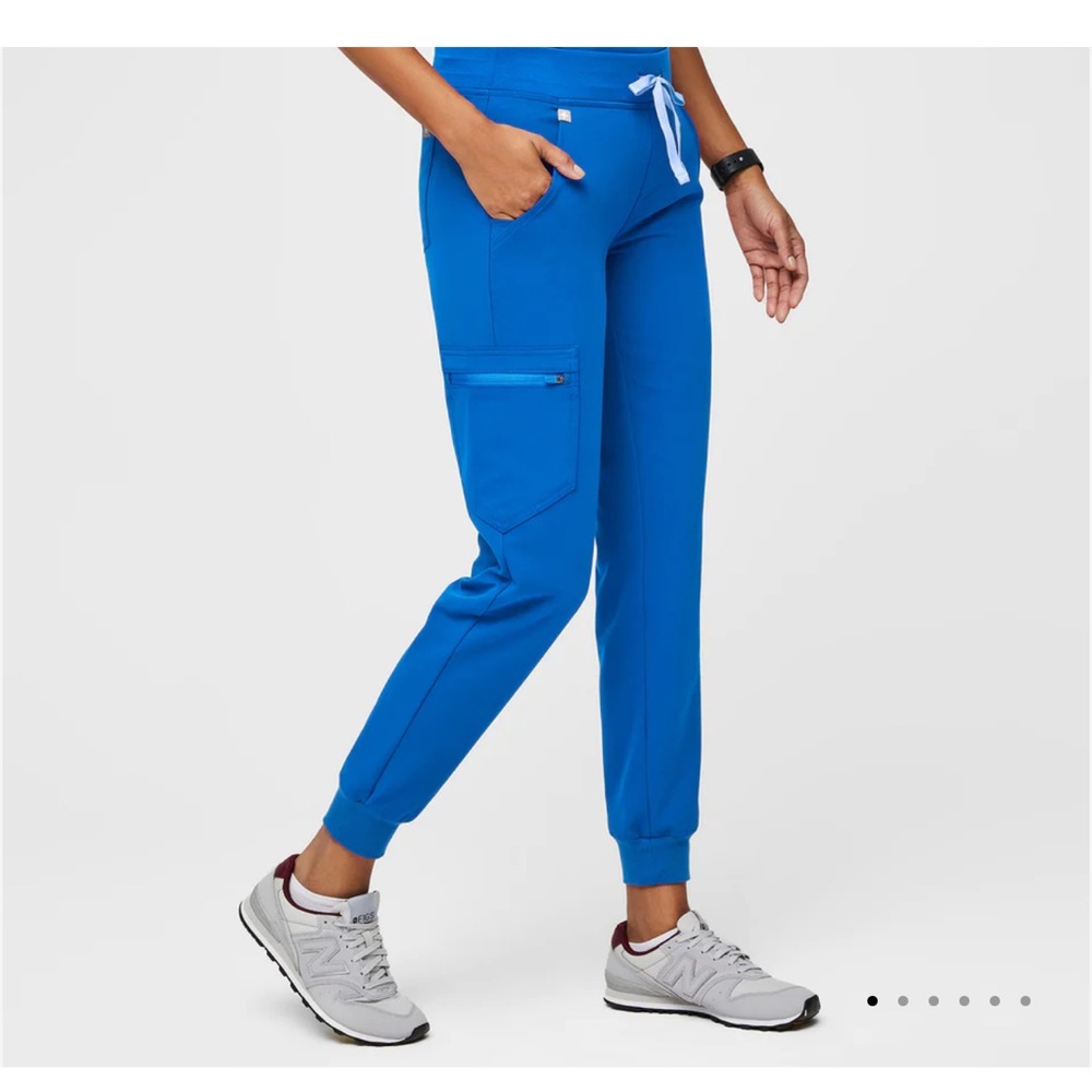 Royal Blue Zamora jogger scrub pants MEDIUM TALL